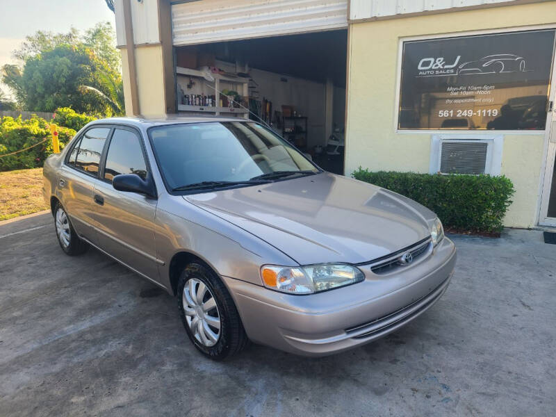 1998 Toyota Corolla for sale at O & J Auto Sales in Royal Palm Beach FL