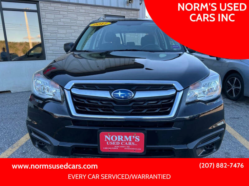 2017 Subaru Forester for sale at NORM'S USED CARS INC in Wiscasset ME