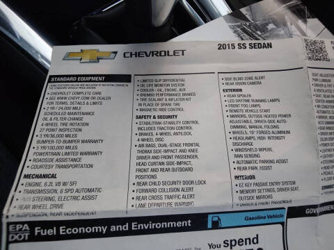 2015 Chevrolet SS
