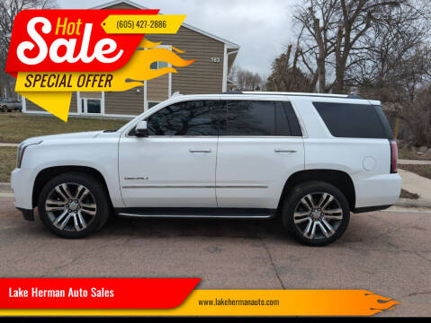 2017 GMC Yukon for sale at Lake Herman Auto Sales in Madison SD