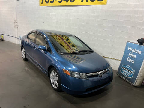 2007 Honda Civic for sale at Virginia Fine Cars in Chantilly VA