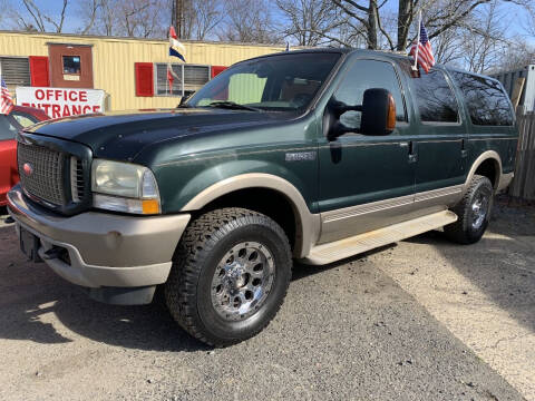 2004 Ford Excursion for sale at Lance Motors in Monroe Township NJ