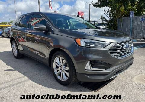 2019 Ford Edge for sale at AUTO CLUB OF MIAMI, INC in Miami FL