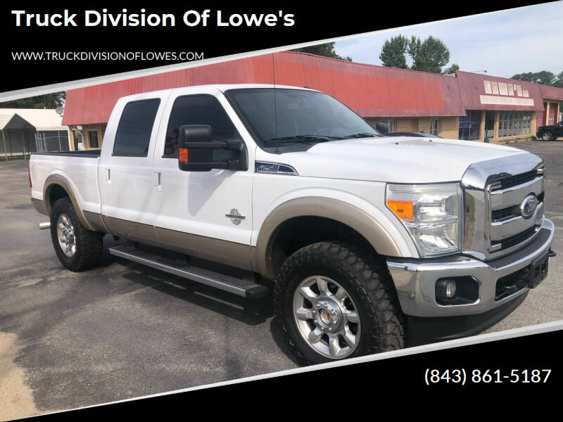 2011 Ford F-250 Super Duty for sale at Truck Division Of Lowe's in Darlington SC