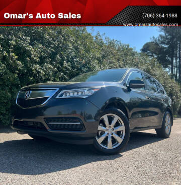 2015 Acura MDX for sale at Omar's Auto Sales in Martinez GA