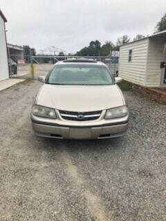 2003 Chevrolet Impala for sale at CAROLINA TOY SHOP LLC in Hartsville SC