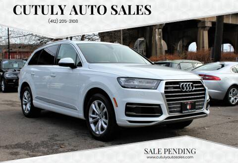 2017 Audi Q7 for sale at Cutuly Auto Sales in Pittsburgh PA