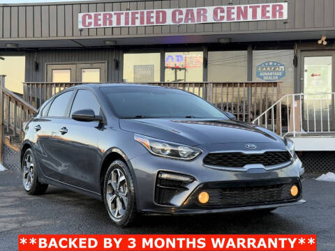 2021 Kia Forte for sale at CERTIFIED CAR CENTER in Fairfax VA