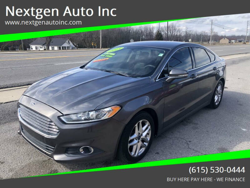 2013 Ford Fusion for sale at Nextgen Auto Inc in Smithville TN