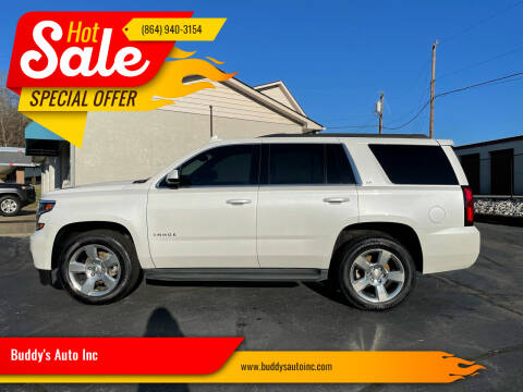 2018 Chevrolet Tahoe for sale at Buddy's Auto Inc in Pendleton, SC