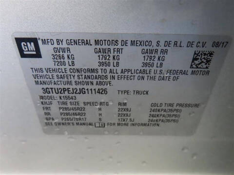 2018 GMC Sierra 1500