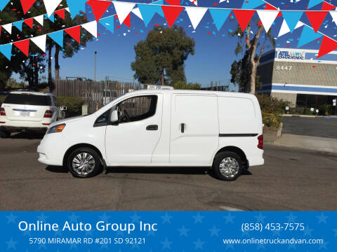 2015 Nissan NV200 for sale at Online Auto Group Inc in San Diego CA