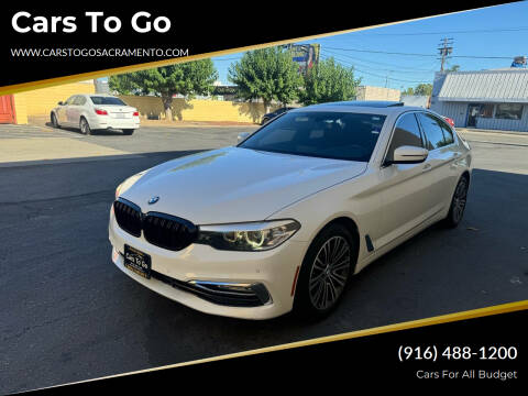 2017 BMW 5 Series for sale at Cars To Go in Sacramento CA