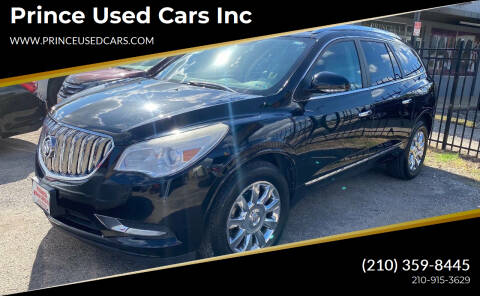 2013 Buick Enclave for sale at Prince Used Cars Inc in San Antonio TX