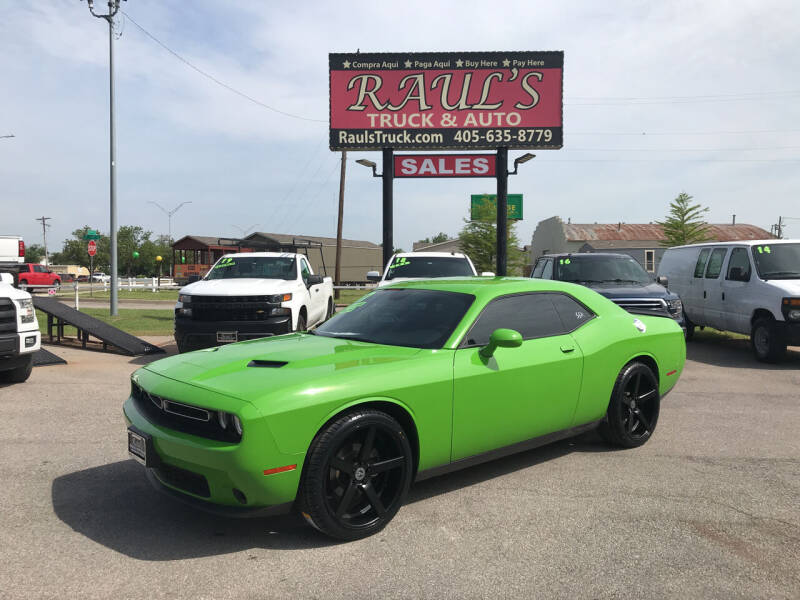 2017 Dodge Challenger for sale at RAUL'S TRUCK & AUTO SALES, INC in Oklahoma City OK