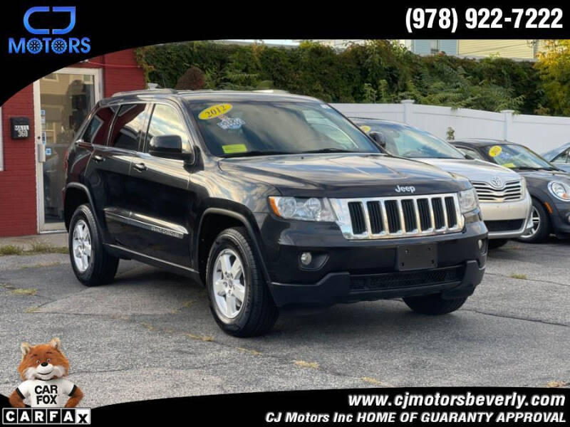 2012 Jeep Grand Cherokee for sale at CJ Motors Inc. in Beverly MA