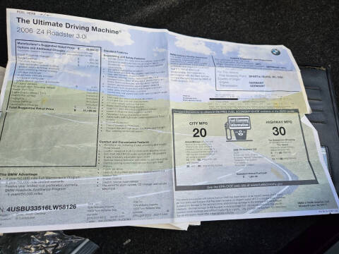 2006 BMW Z4 3.0i