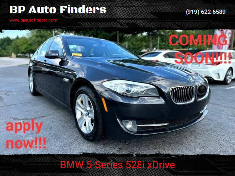 2013 BMW 5 Series for sale at BP Auto Finders in Durham NC