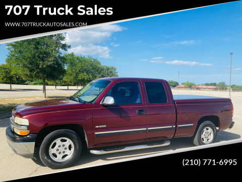 2002 Chevrolet Silverado 1500 for sale at 707 Truck Sales in San Antonio TX