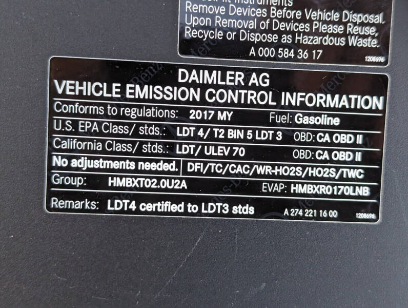 2017 Mercedes-Benz Metris