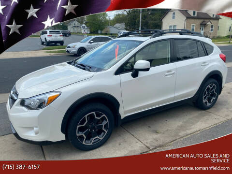 2013 Subaru XV Crosstrek for sale at AMERICAN AUTO SALES AND SERVICE in Marshfield WI