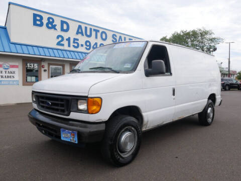 2006 Ford E-Series Cargo for sale at B & D Auto Sales Inc. in Fairless Hills PA