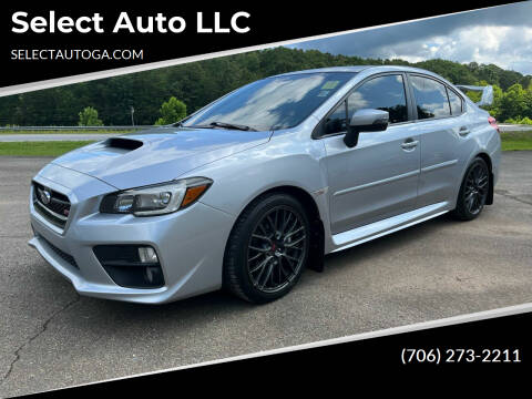 2016 Subaru WRX for sale at Select Auto LLC in Ellijay GA