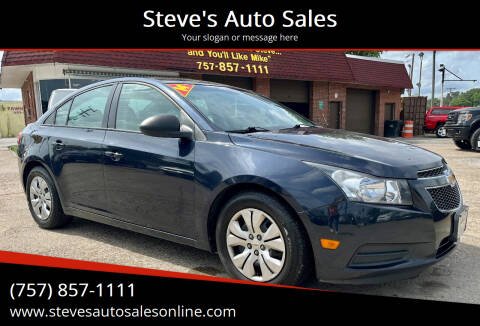 2014 Chevrolet Cruze for sale at Steve's Auto Sales in Norfolk VA