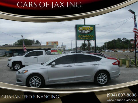 2016 Ford Fusion for sale at CARS OF JAX INC. in Jacksonville FL