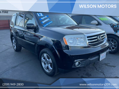 2012 Honda Pilot for sale at WILSON MOTORS in Stockton CA
