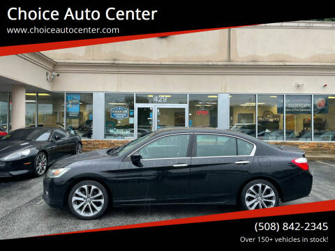 2013 Honda Accord for sale at Choice Auto Center in Shrewsbury MA