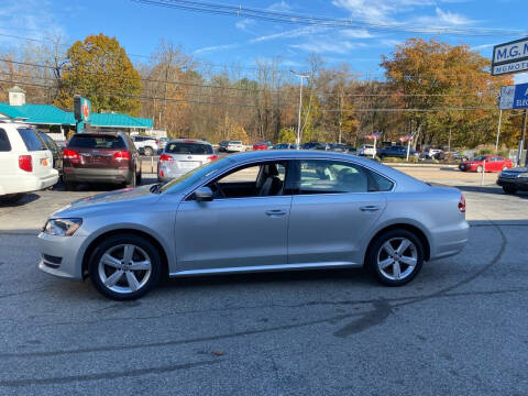 2014 Volkswagen Passat for sale at M G Motors in Johnston RI