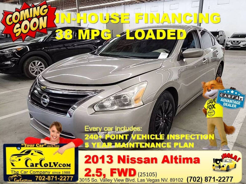 2013 Nissan Altima for sale at The Car Company - Buy Here Pay Here in Las Vegas NV