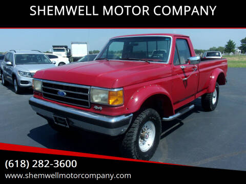 1989 Ford F-250 for sale at SHEMWELL MOTOR COMPANY in Red Bud IL