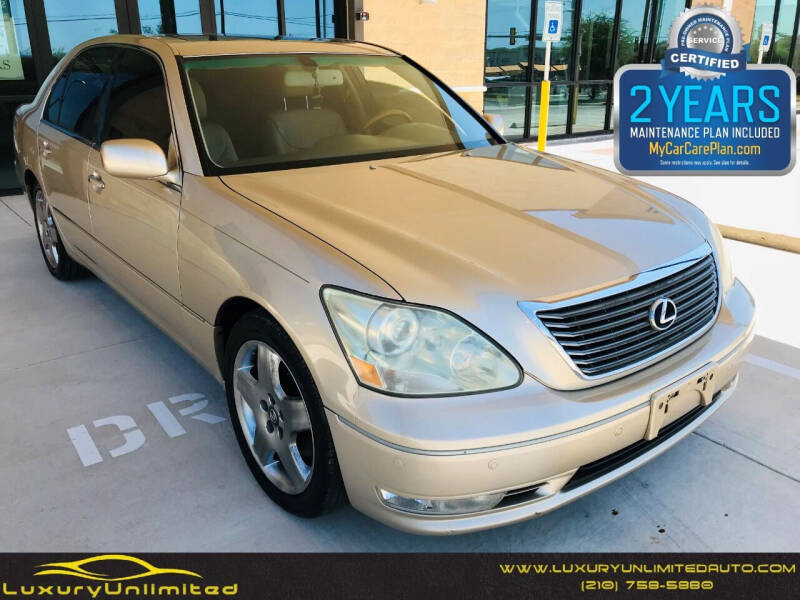 2006 Lexus LS 430 for sale at LUXURY UNLIMITED AUTO SALES in San Antonio TX