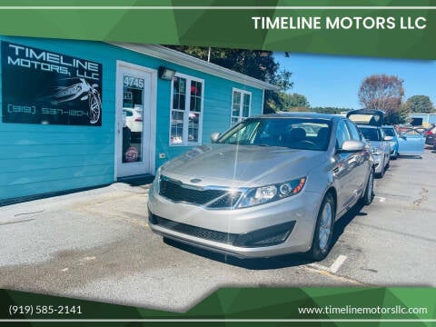 2011 Kia Optima for sale at Timeline Motors LLC in Clayton NC