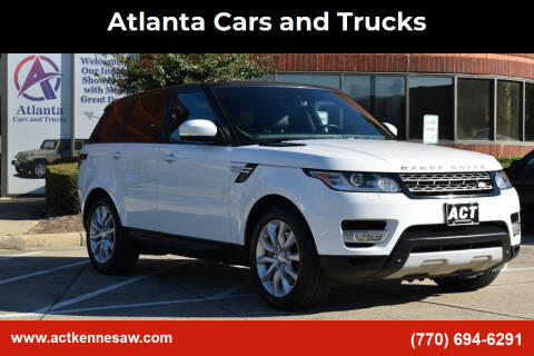 2015 Land Rover Range Rover Sport for sale at Atlanta Cars and Trucks in Kennesaw GA