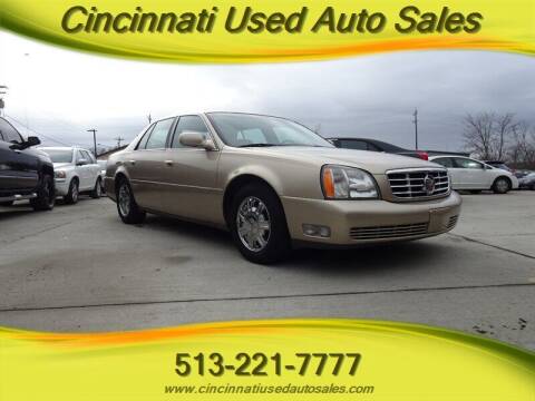 2005 Cadillac DeVille for sale at Cincinnati Used Auto Sales in Cincinnati OH