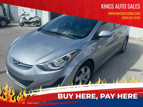 2015 Hyundai Elantra for sale at KINGS AUTO SALES in Hollywood FL