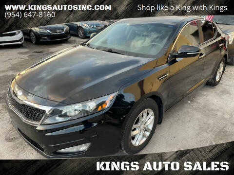 2013 Kia Optima for sale at KINGS AUTO SALES in Hollywood FL