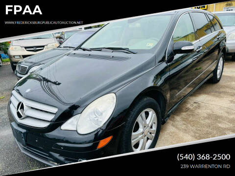 2008 Mercedes-Benz R-Class for sale at FPAA in Fredericksburg VA