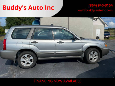 2004 Subaru Forester for sale at Buddy's Auto Inc in Pendleton, SC