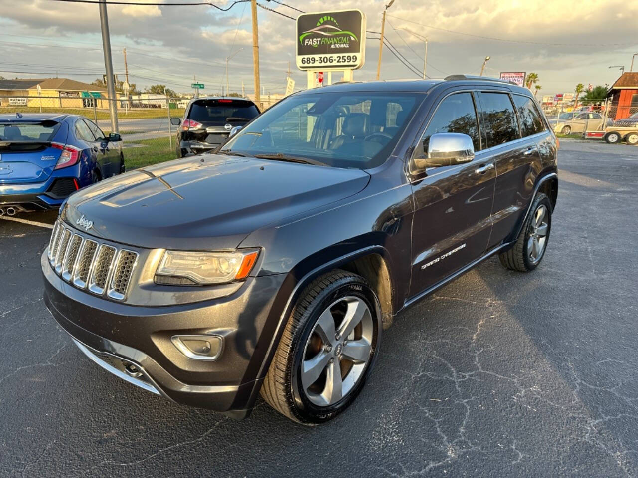 2014 Jeep Grand Cherokee for sale at Fast Financial Auto Mall in Lakeland, FL