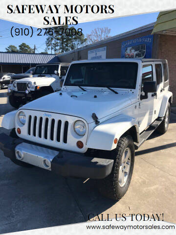 2010 Jeep Wrangler Unlimited for sale at Safeway Motors Sales in Laurinburg NC