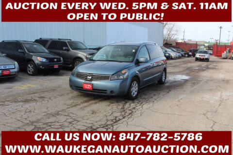 2008 Nissan Quest for sale at Waukegan Auto Auction in Waukegan IL