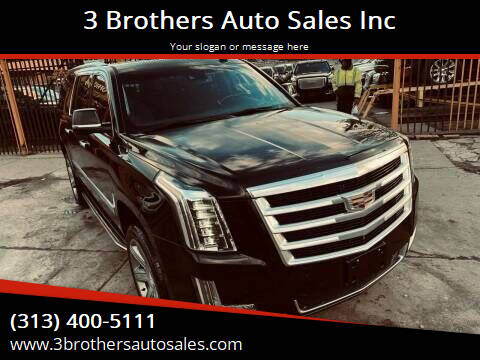 2017 Cadillac Escalade ESV for sale at 3 Brothers Auto Sales Inc in Detroit MI