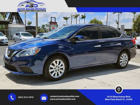 2019 Nissan Sentra for sale at Auto Sales Outlet in West Palm Beach FL