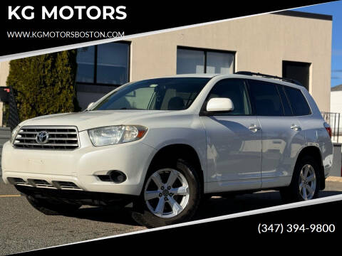 2010 Toyota Highlander for sale at KG MOTORS in West Newton MA