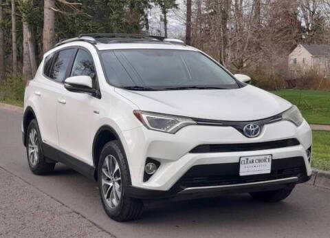 2016 Toyota RAV4 Hybrid for sale at CLEAR CHOICE AUTOMOTIVE in Milwaukie OR