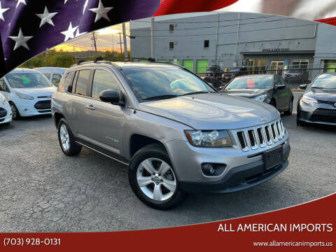 2017 Jeep Compass for sale at All American Imports in Alexandria VA